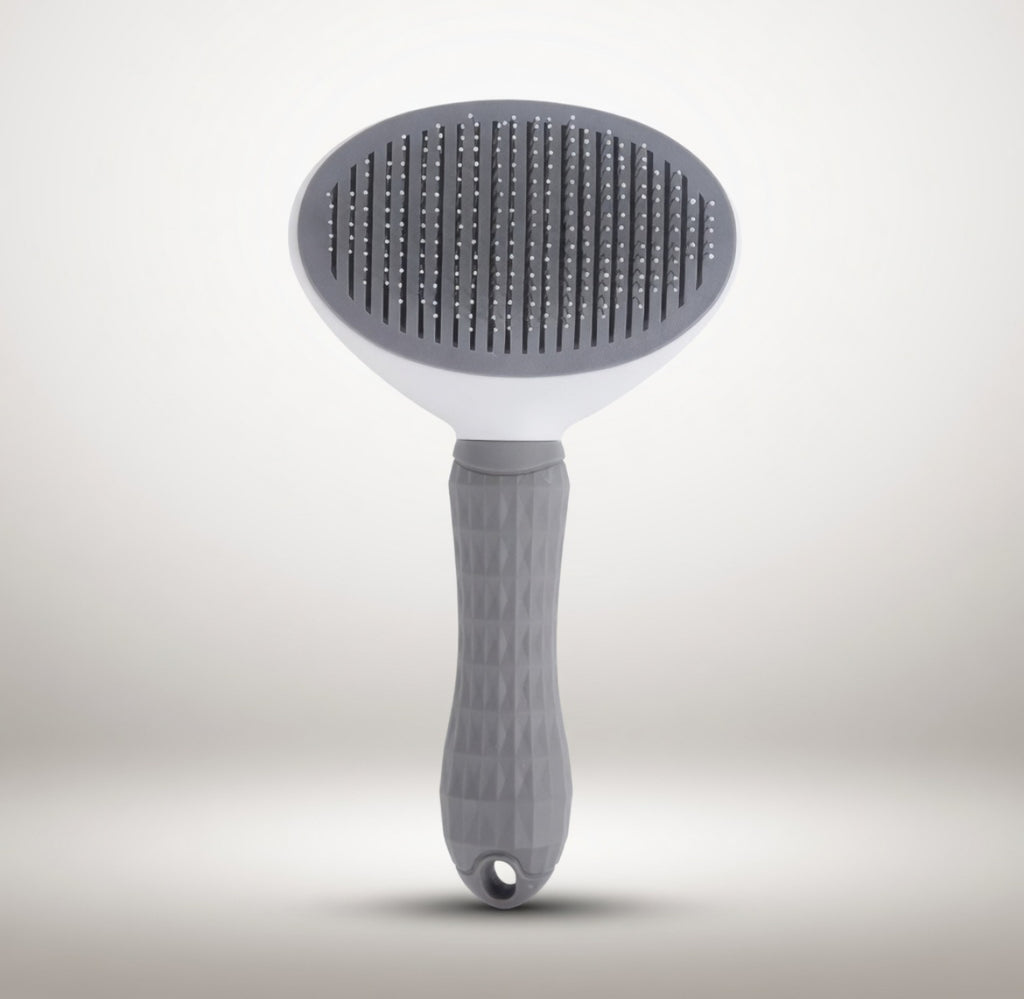 Brosse de toilettage auto-nettoyante pour chien et chat – anti-poils et démêlante